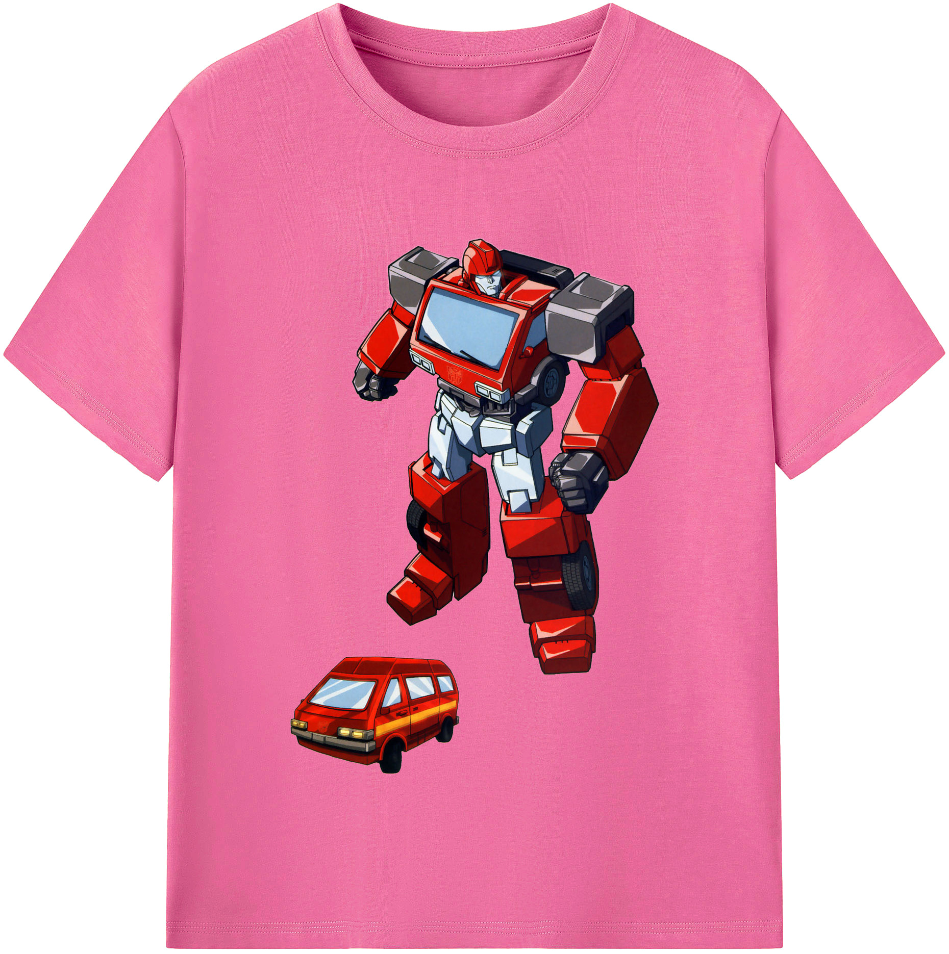（画像用）  レディースカジュアルプリントTシャツ（綿100％）